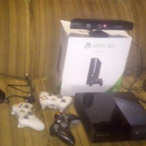 xbox plus games,remotes and camera