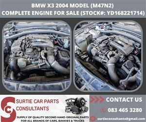 BMW X3 (M47N2) engine for sale