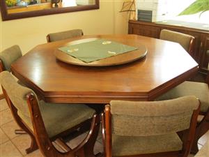 Solid Imbuya dining room set