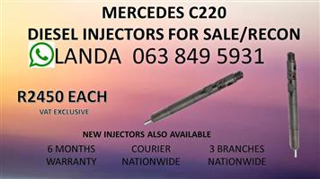 MERCEDES BENZ C220 NEW AND RECON DIESEL INJECTORS 