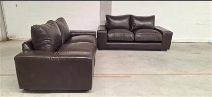 Leather couch for sale 