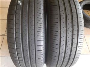 235/55/19 Pirelli Run Flat Tyres for Sale. Contact 