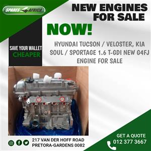 HYUNDAI TUCSON / VELOSTER | KIA SOUL / SPORTAGE 1.6 T-GDI NEW G4FJ ENGINE