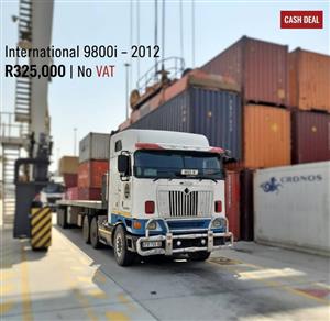  2012 International 9800i Mid Roof 6x4 –Cash Deal - NO VAT Charged -