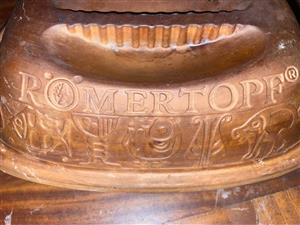 Original Römertopf clay pot great for cooking the juiciest meals