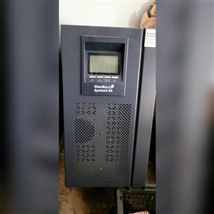 Standby Systems SA 6kVa/4800Watts inverter with 8 batteries for sale