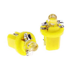 T5 SMD 5 LED Instrument Cluster Bulbs - Pair (Yellow)