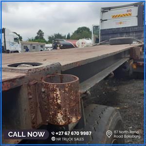 End of March Sale - 2007 OTI 13M Tri Axle Flat Deck Trailer for Sale! SOLD AS IS
