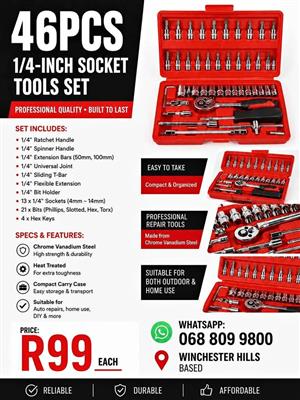 46pc toolset