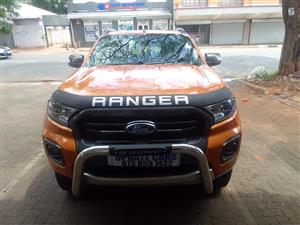2016 FORD RANGER WILDTRACK 4X4 3.2 MANUAL, ORANGE COLOR 110,000KM