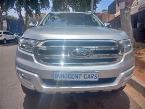 2018 FORD EVEREST SUV 3.2 DIESEL, AUTOMATIC 4X4, SILVER COLOR, MILEAGE  SB