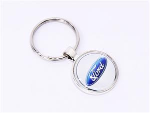 Vehicle Keyring with 3D Logo Badge - Ford