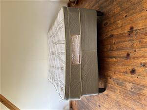 Queen Size Mattress and Base set Orthopaedic Brand 