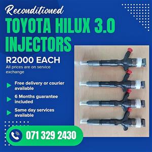 TOYOTA HILUX 3.0 INJECTORS FOR SALE WITH WARRANTY ON