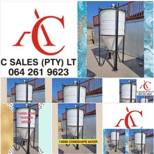 cone shape for easier draining of products