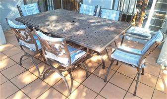 6 SEATER PATIO DINING SET