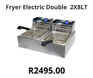 Fryer Electric Double 2X8LT