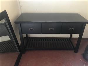 Three drawer dressing table