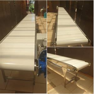 Stainless Steel Food Grade Conveyors – Special Offer!   500mm wide, 220V, speed 
