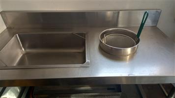Stainless steel breading table