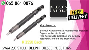 GWM STEED 5 DIESEL INJECTORS FOR SALE 
