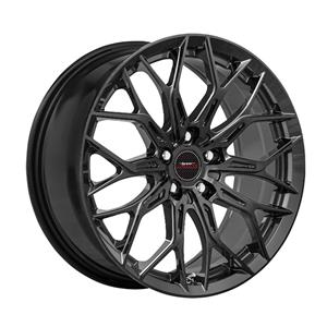 15″ A-Line Shadow 5/114 PCD Velvet Black Alloy Wheels