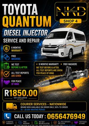 Toyota_Quantum_Diesel_Injectors_On_Recon_At_NKD