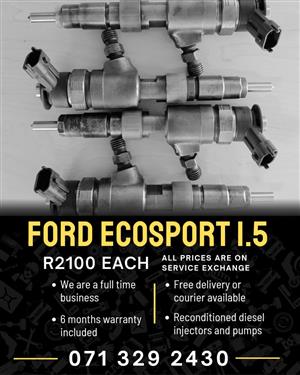 FORD ECOSPORT 1.5 INJECTORS FOR SALE WITH WARRANTY 