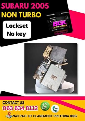 Subaru 2005 non turbo lockset no key