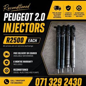 PEUGEOT 2.0 DIESEL INJECTORS FOR SALE WITH WARRANTY 