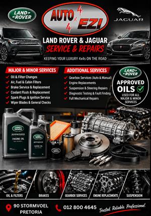 LAND ROVER AND JAGUAR FULLY EQUIPPED WORKSHOP | AUTO EZI 