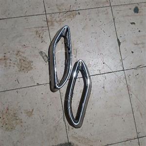 Mercedes-Benz w205 exhaust chrome 