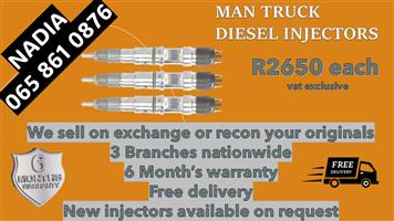 MAN TRUCK DIESEL INJECTORS FOR SALE BY NKD DIESEL INKECTORS 