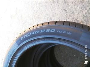 2x 275/40/20 Pirelli pzero normal tyres, 95%thrd, no repairs