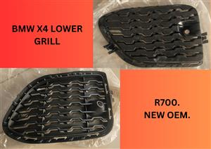 BMW X4 LOWER GRILL