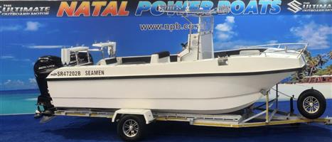 CARRYCAT 670 CC ON TRAILER 2 X 115 HP MERCURY 4 STROKES 