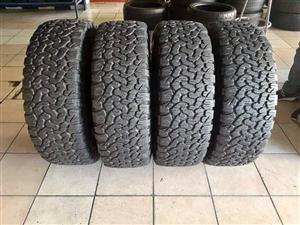 285/70/17 BF Goodrich Tyres for Sale.