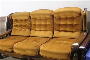 3 seater couch S051329D #Rosettenvillepawnshop