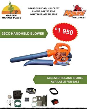 Nguni 26cc Handheld Blower. GARDEN MARKET PLACE.  1 Gardens Road, HILLCREST.