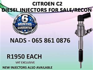 CITROEN C2 DIESEL INJECTORS FOR SALE / RECON WITH WARRANTY MIDRAND
