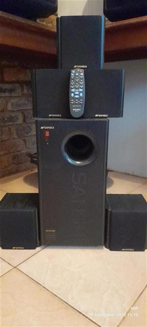 Sansui 5.1 surround sound speaker system