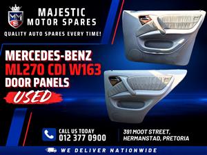  Mercedes-Benz ML270 CDI W163 Door Panels for Sale – Used