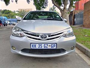 2016 Toyota etios 1.5 sedan