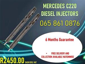 MERCEDES C220 DIESEL INJECTORS FOR SALE ON EXCHANGE OR RECONDITIONING