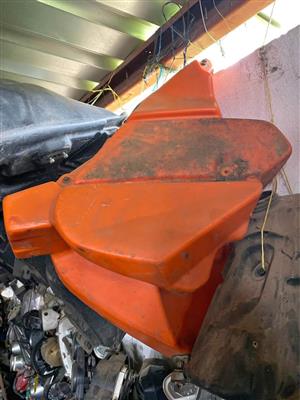 KTM tank. Meyerton bike scrapyard new and secondhand spares.