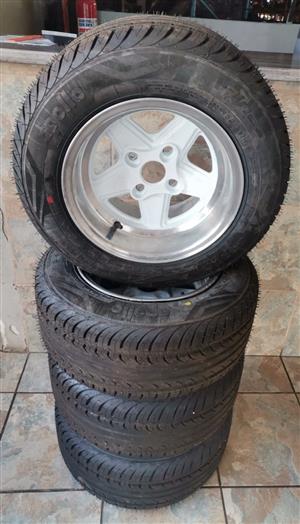 Brand New Apollo 205/60/R13 Rim and Tyre Set for Sale