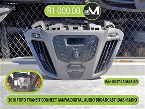 2016 FORD TRANSIT CONNECT AM/FM/DIGITAL AUDIO BROADCAST (DAB) RADIO