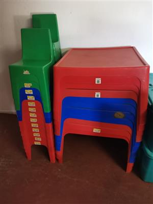 Kiddies Party / Creche tables, chairs and decor