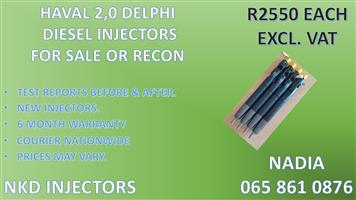 RECONDITIONED DIESEL INJECTOR FOR HAVAL 2.0 FOR SALE OR RECON ORIGINALS 