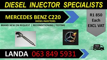 MERCEDES C220 DIESEL INJECTORS FOR SALE OR RECON WITH WARRANTY